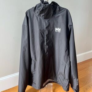Helly Hansen Black Rain Jacket